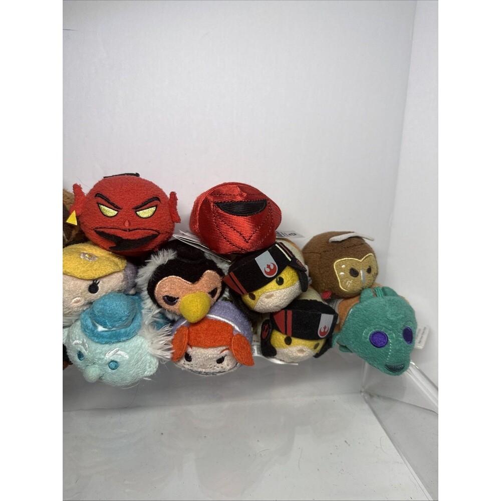 Disney Tsum Tsum Mini Plush Lot Of 19 Various Characters Some No Tags USED - Picture 4 of 9
